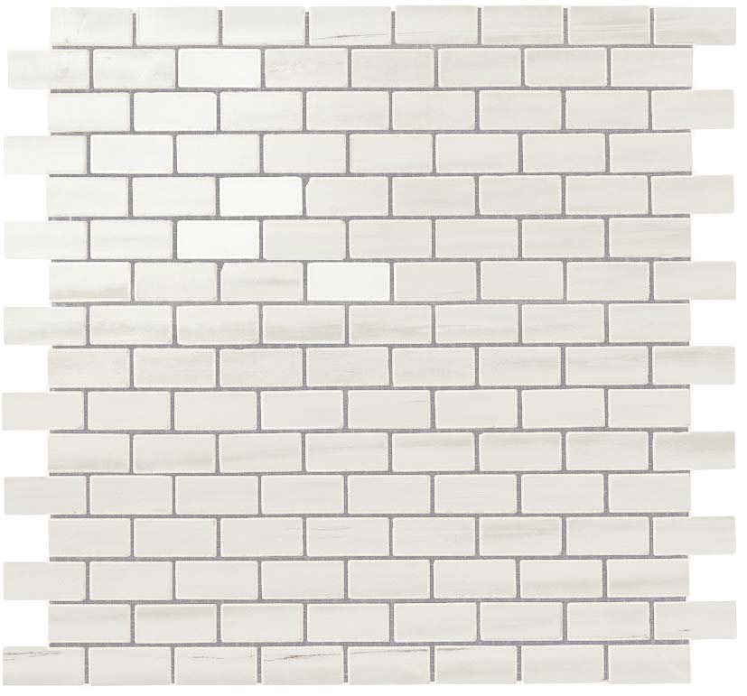Мозаика /Керамогранит/ Bianco Dolomite Mosaico Lappato Burattato