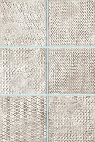 Grid Whte Inserto Mix 6 40x60